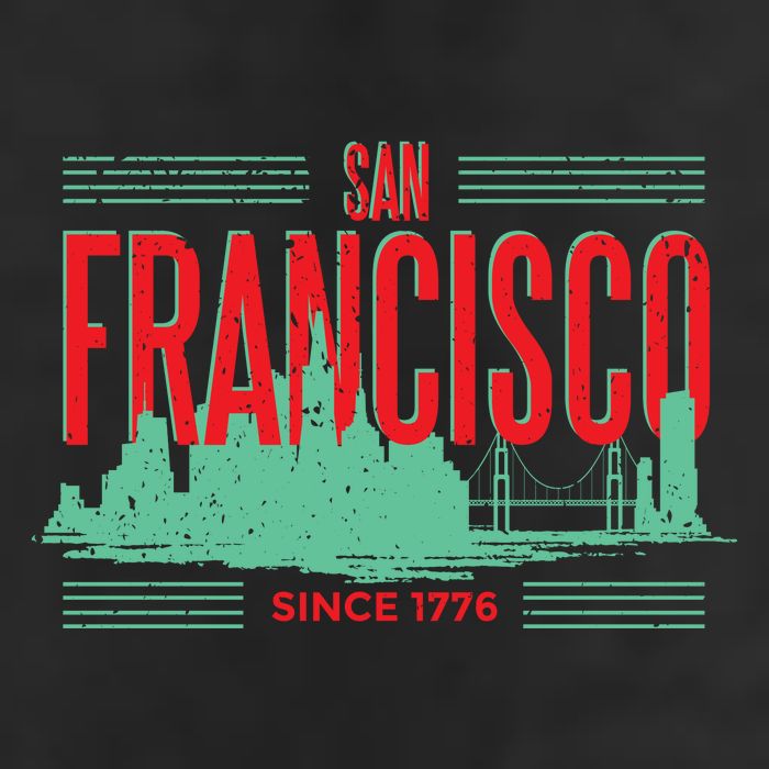 San Francisco Since 1776 7 Panel Mesh Trucker Snapback Hat