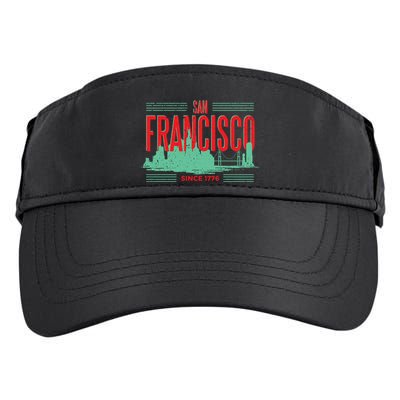 San Francisco Since 1776 Adult Drive Performance Visor