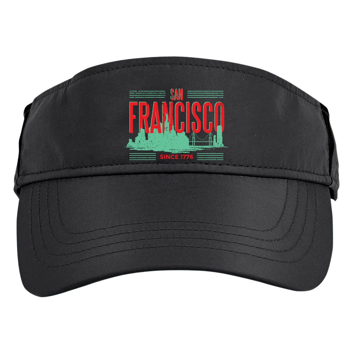 San Francisco Since 1776 Adult Drive Performance Visor