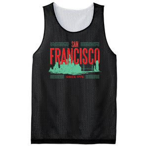 San Francisco Since 1776 Mesh Reversible Basketball Jersey Tank