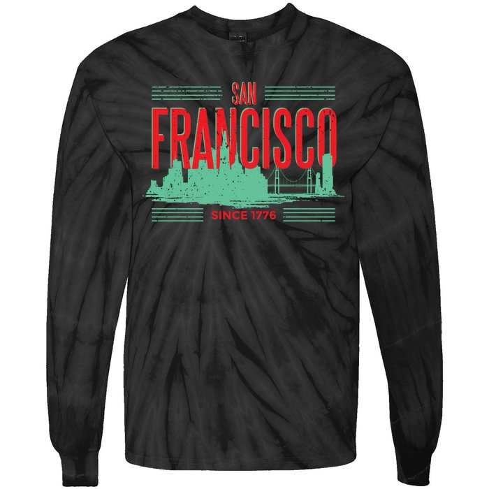 San Francisco Since 1776 Tie-Dye Long Sleeve Shirt