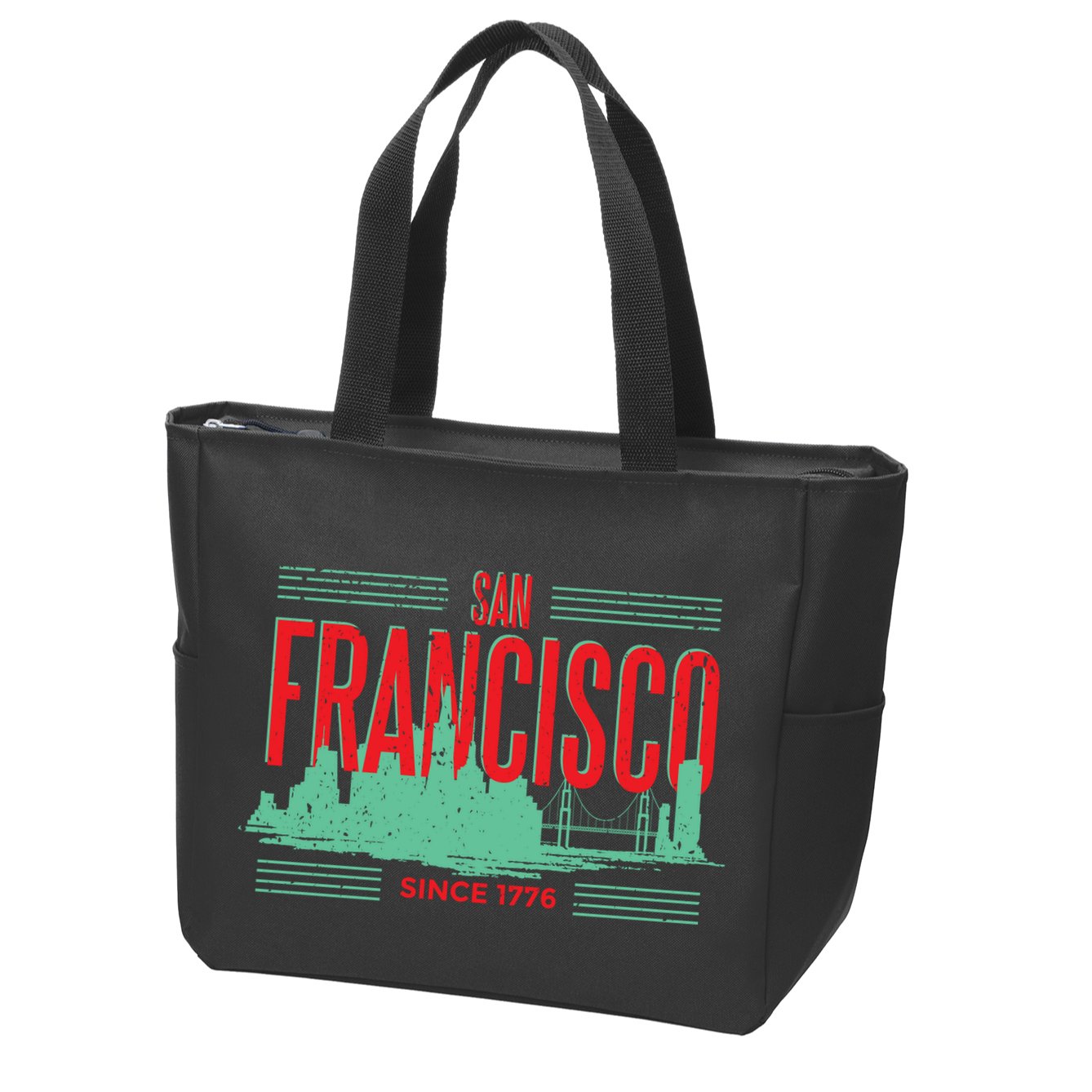 San Francisco Since 1776 Zip Tote Bag