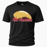 San Francisco Skyline Football Sports Fan Performance Shirt
