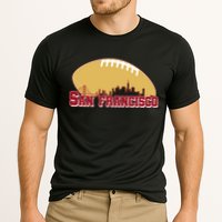 San Francisco Skyline Football Sports Fan Performance Shirt
