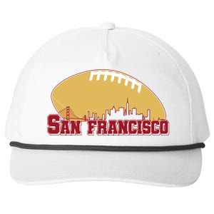 San Francisco Skyline Football Sports Fan Snapback Five-Panel Rope Hat