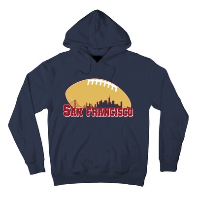 San Francisco Skyline Football Sports Fan Hoodie