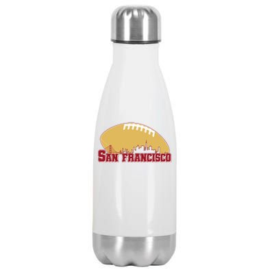 San Francisco Skyline Football Sports Fan Stainless Steel Insulated Water Bottle