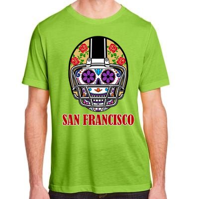 San Francisco Sugar Skull Football Fan Adult ChromaSoft Performance T-Shirt