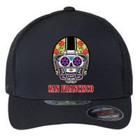 San Francisco Sugar Skull Football Fan Flexfit Unipanel Trucker Cap