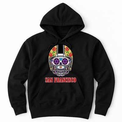 San Francisco Sugar Skull Football Fan Hoodie