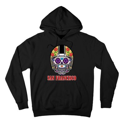 San Francisco Sugar Skull Football Fan Hoodie