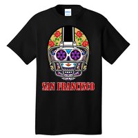 San Francisco Sugar Skull Football Fan Tall T-Shirt