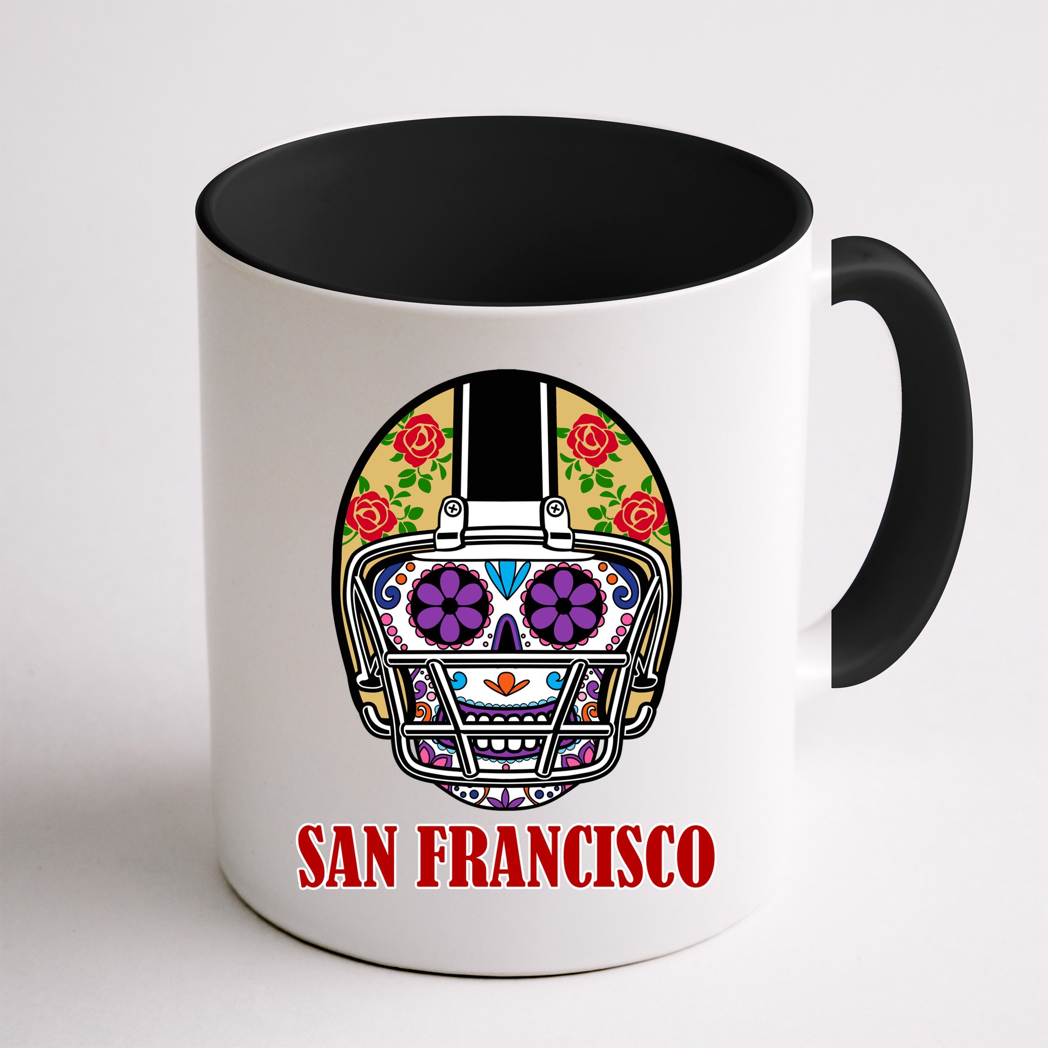 San Francisco Sugar Skull Football Fan Mug