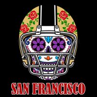 San Francisco Sugar Skull Football Fan Flatbill Hat