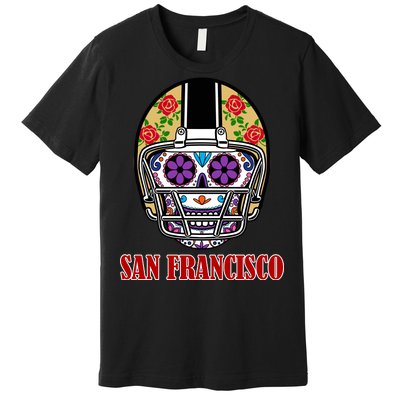 San Francisco Sugar Skull Football Fan Premium T-Shirt