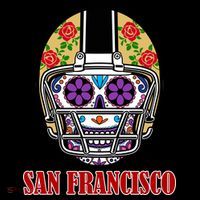 San Francisco Sugar Skull Football Fan Premium T-Shirt
