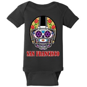 San Francisco Sugar Skull Football Fan Baby Bodysuit