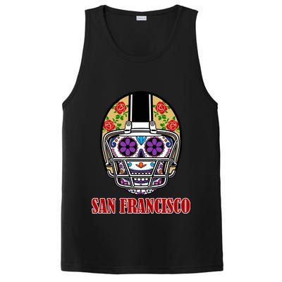 San Francisco Sugar Skull Football Fan PosiCharge Competitor Tank