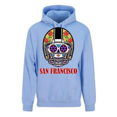 San Francisco Sugar Skull Football Fan Unisex Surf Hoodie