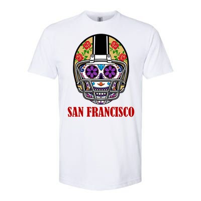 San Francisco Sugar Skull Football Fan Softstyle CVC T-Shirt