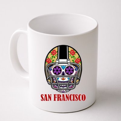 San Francisco Sugar Skull Football Fan Coffee Mug