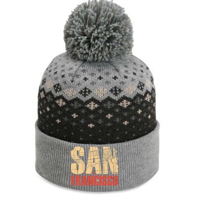 San Francisco Vintage Emblem The Baniff Cuffed Pom Beanie