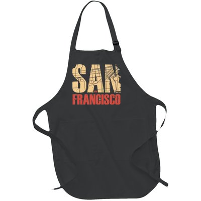 San Francisco Vintage Emblem Full-Length Apron With Pockets