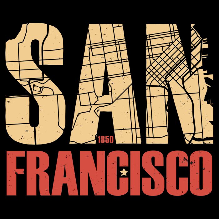 San Francisco Vintage Emblem Tall T-Shirt