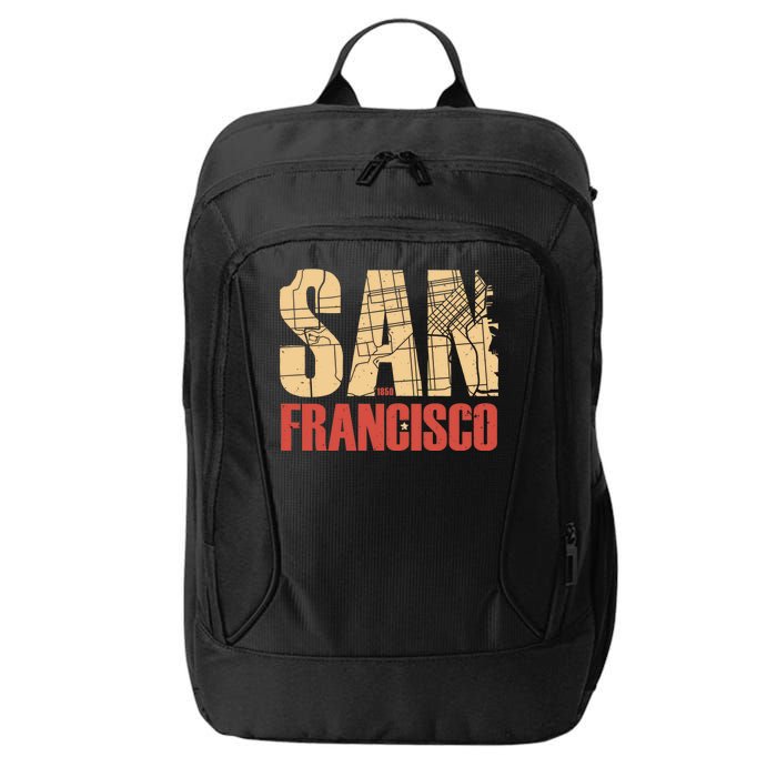 San Francisco Vintage Emblem City Backpack