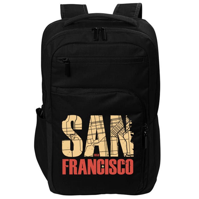 San Francisco Vintage Emblem Impact Tech Backpack