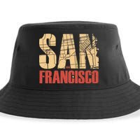 San Francisco Vintage Emblem Sustainable Bucket Hat