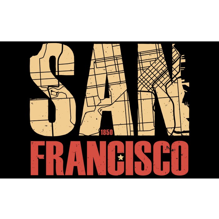 San Francisco Vintage Emblem Bumper Sticker