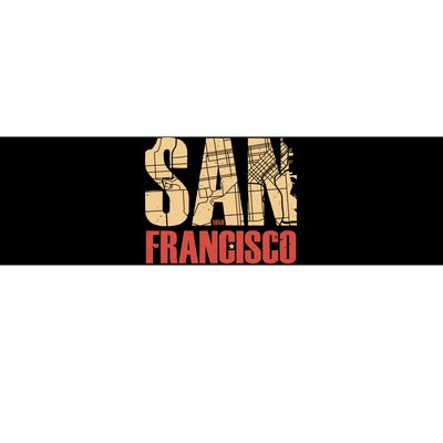 San Francisco Vintage Emblem Bumper Sticker