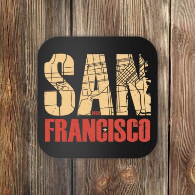 San Francisco Vintage Emblem Coaster