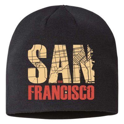 San Francisco Vintage Emblem Sustainable Beanie