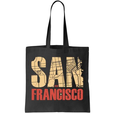 San Francisco Vintage Emblem Tote Bag