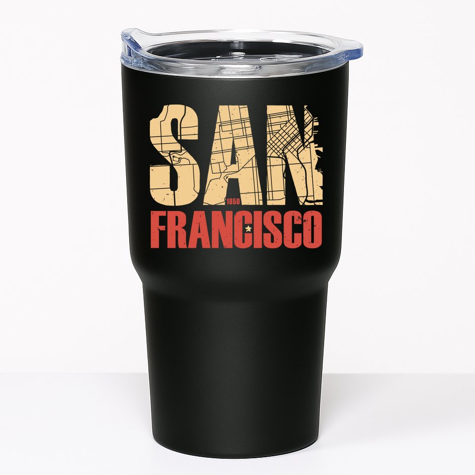San Francisco Vintage Emblem Tumbler