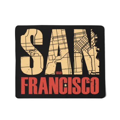 San Francisco Vintage Emblem Mousepad