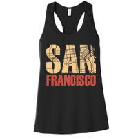 San Francisco Vintage Emblem Women's Racerback Tank