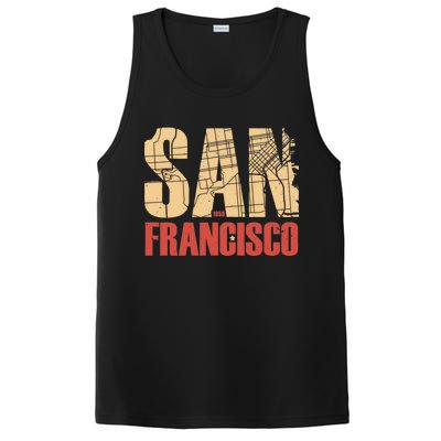 San Francisco Vintage Emblem PosiCharge Competitor Tank