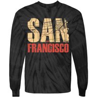 San Francisco Vintage Emblem Tie-Dye Long Sleeve Shirt