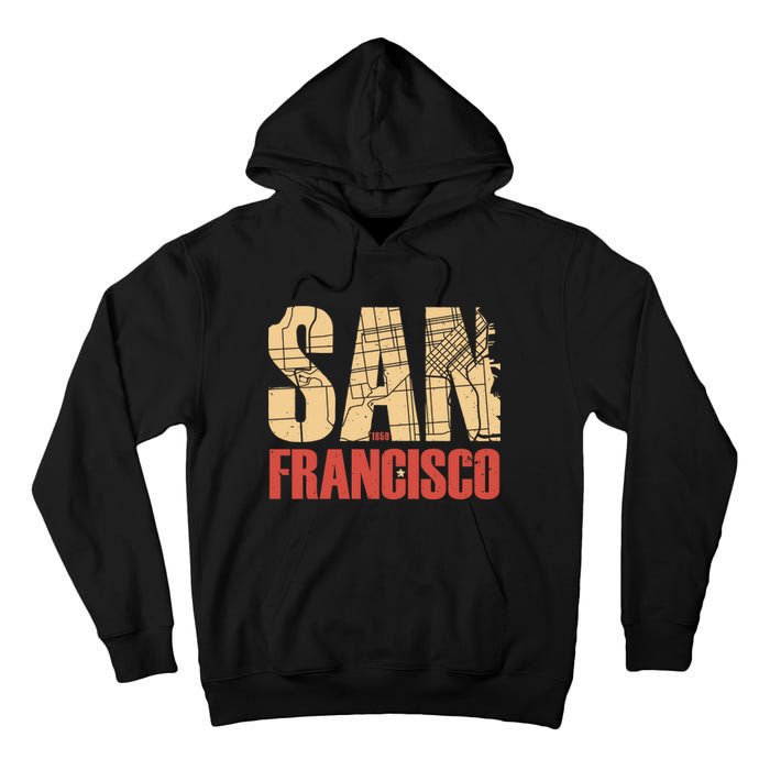 San Francisco Vintage Emblem Tall Hoodie