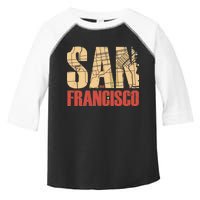 San Francisco Vintage Emblem Toddler Fine Jersey T-Shirt