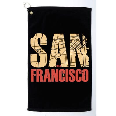 San Francisco Vintage Emblem Golf Towel