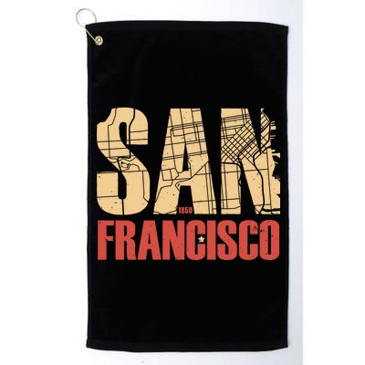 San Francisco Vintage Emblem Platinum Collection Golf Towel