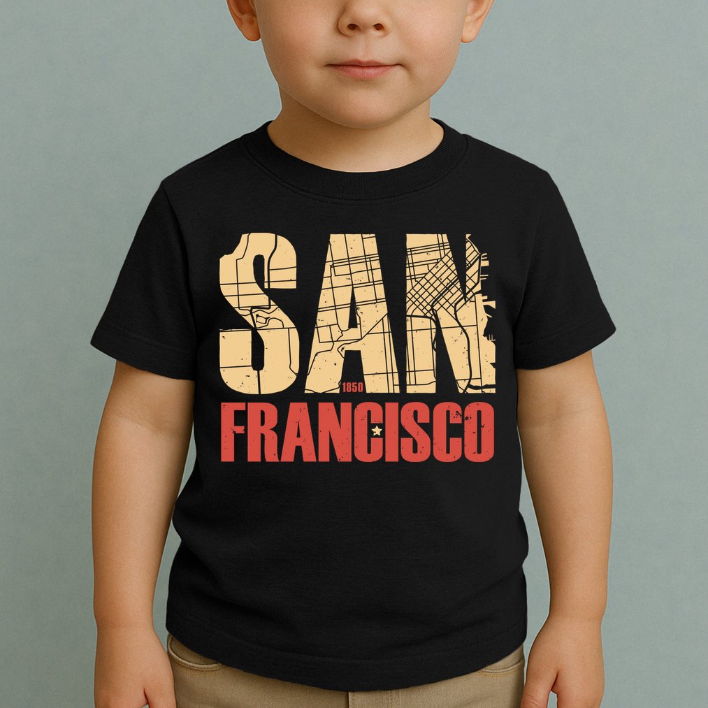San Francisco Vintage Emblem Toddler T-Shirt