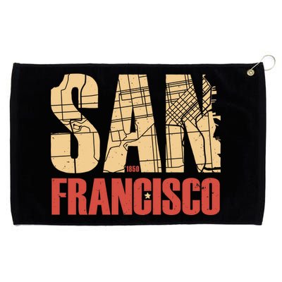 San Francisco Vintage Emblem Grommeted Golf Towel