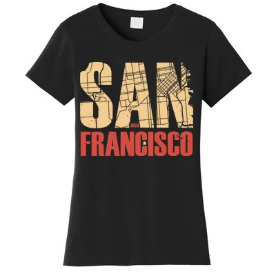 San Francisco Vintage Emblem Women's T-Shirt