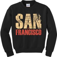 San Francisco Vintage Emblem Kids Sweatshirt