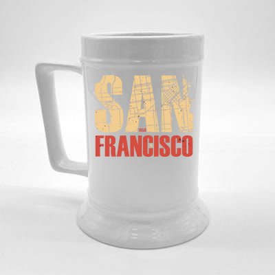 San Francisco Vintage Emblem Beer Stein